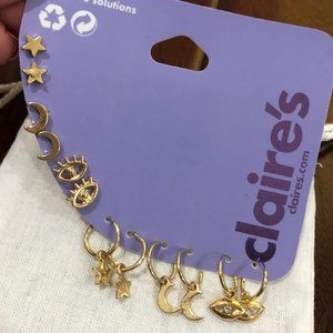 Studs and Hoops Earring Set